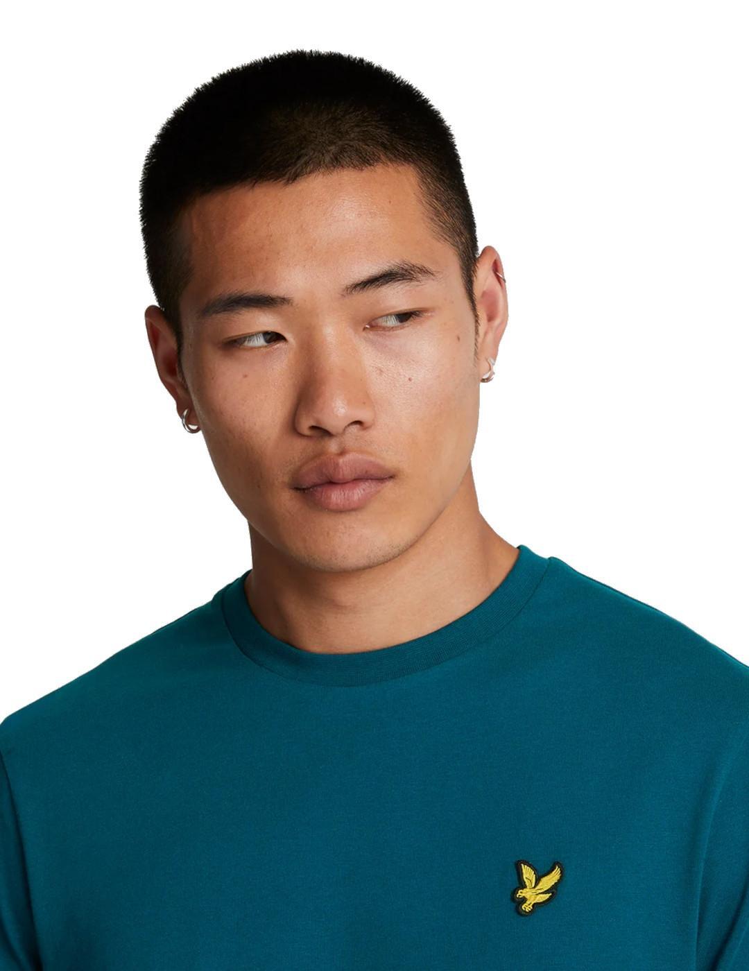 Camiseta para Hombre Lyle & scott  football for all graphic Azul 4/4