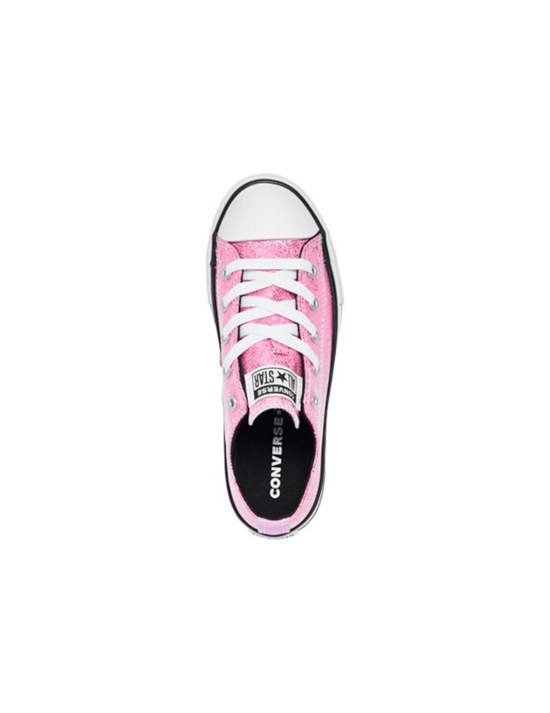 Zapatillas para Niña Converse Glitterjunior Rosa 3/4