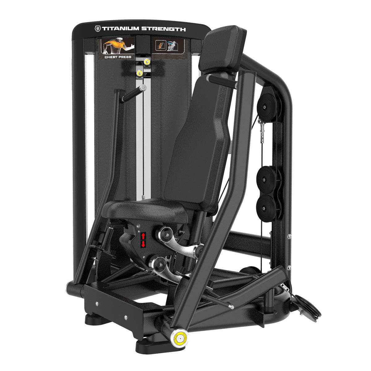 Selectorizada Press de Pecho Vertical Titanium Strength 2/5