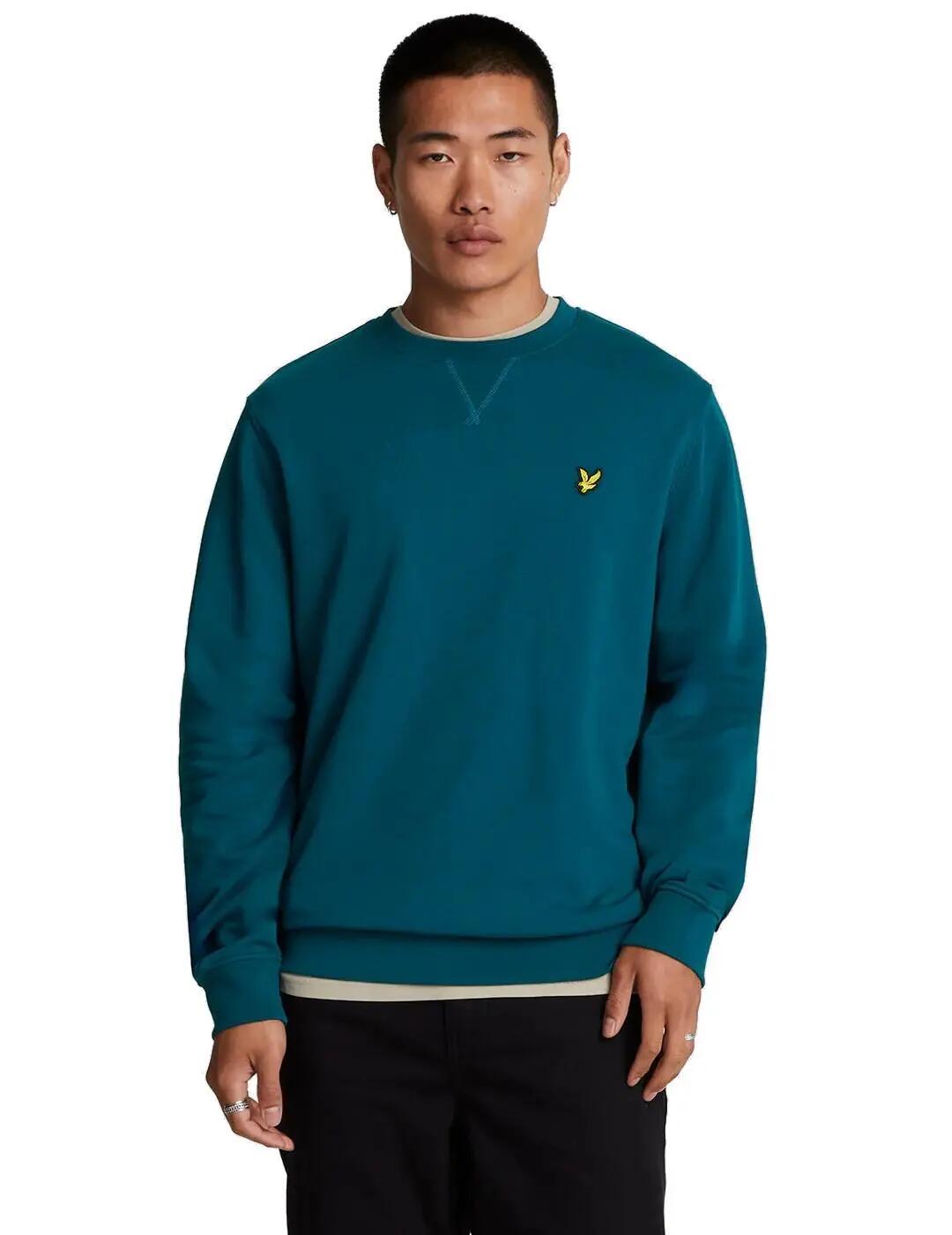 Maillot et sweat-shirt pour homme Lyle & Scott avec motif de football, bleu. 2/4