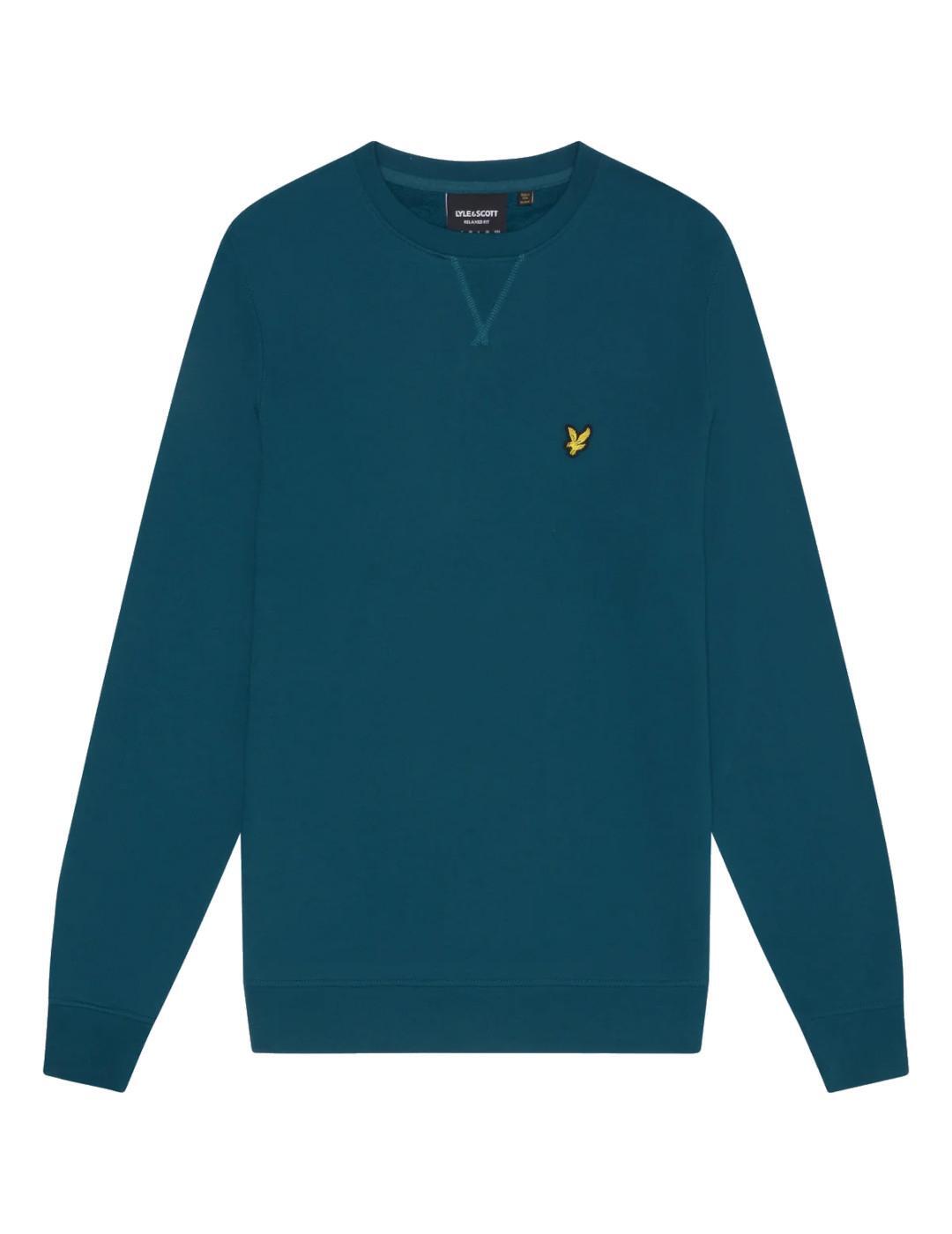 Maillot et sweat-shirt pour homme Lyle & Scott avec motif de football, bleu. 1/4