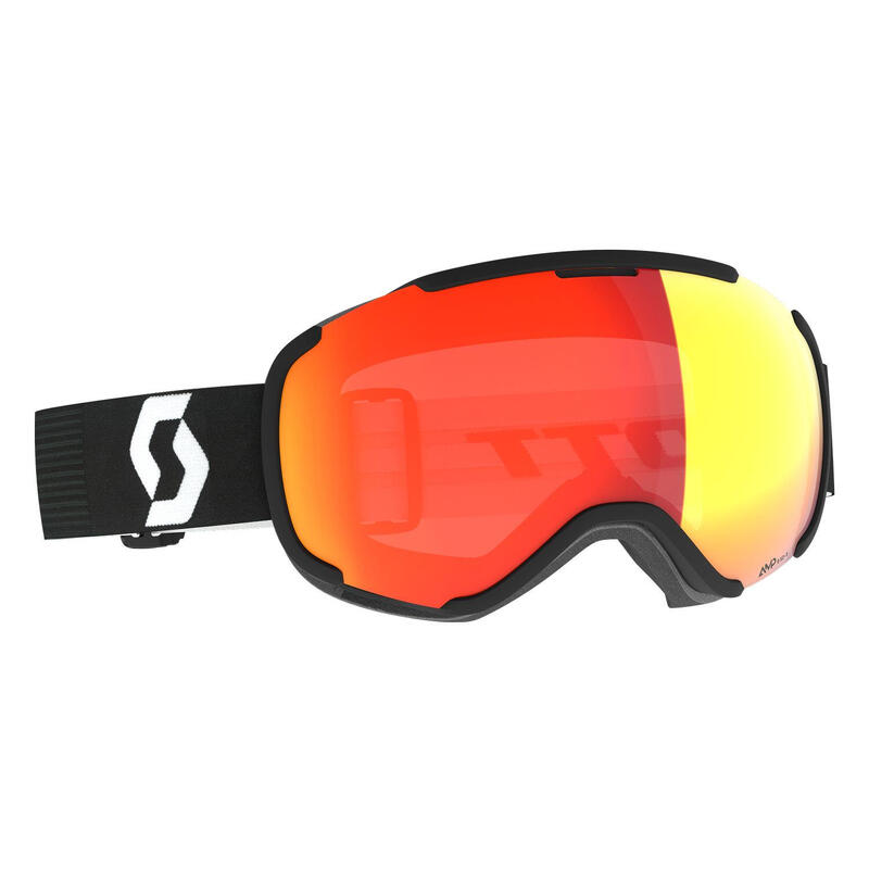 SCOTT MASQUE FAZE II LS S2-3 - MINERAL BLACK/WHITE LS RED CHR