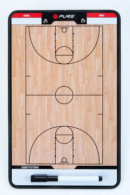 Pallacanestro basket lavagnetta magnetica cancellabile doppia faccia basketball