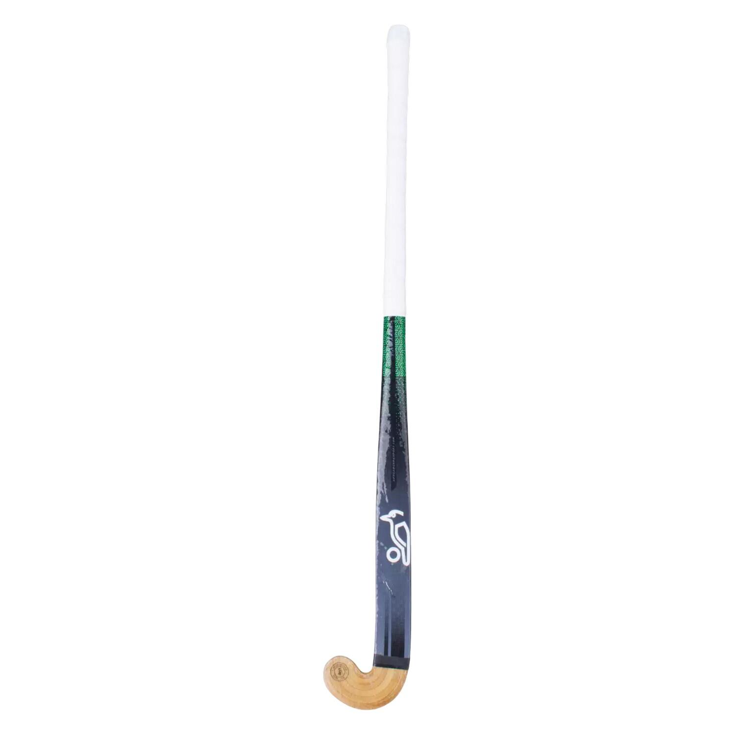 KOOKABURRA Wood Meteor Hockey Stick (Black/Green)