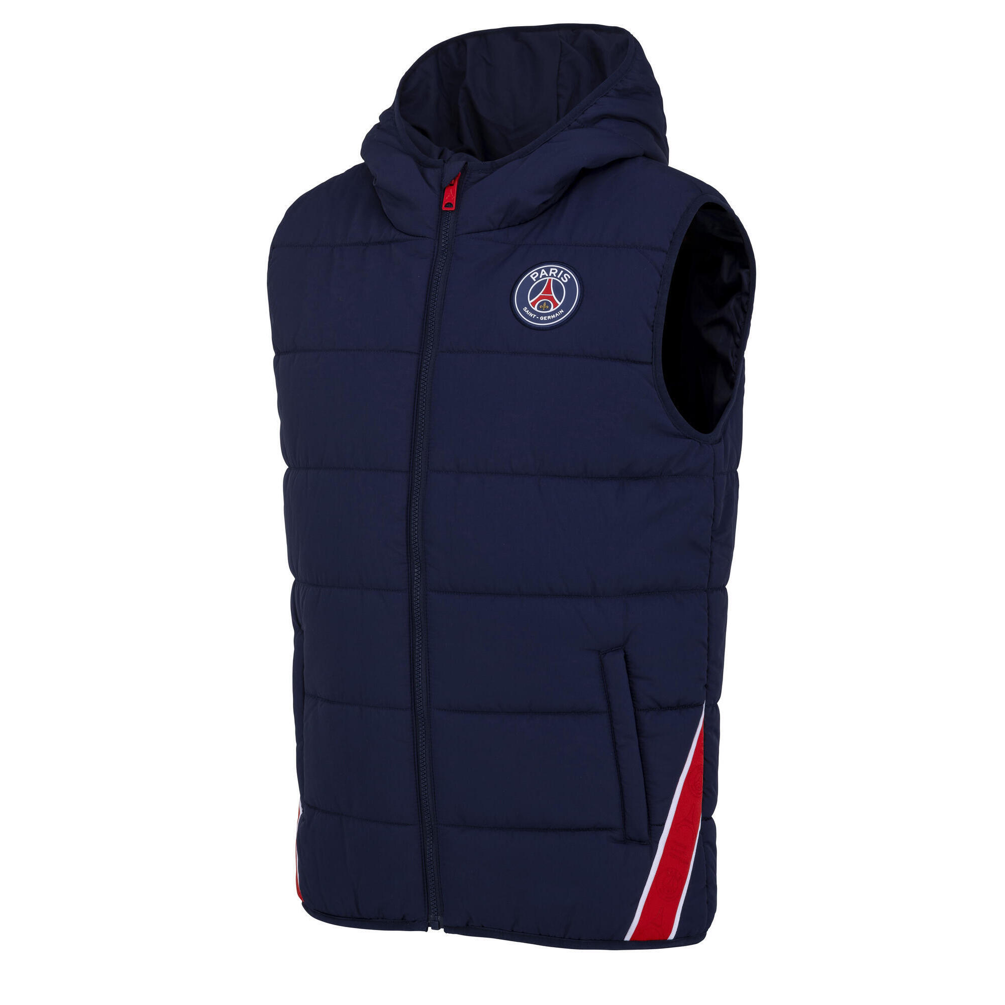 Paris Saint Germain - Doudoune Sans Manche Enfant Psg - Collection Officielle Paris Saint Germain - Doudoune Synthétique - Bleu - 6 À 8 Ans - Decathlon
