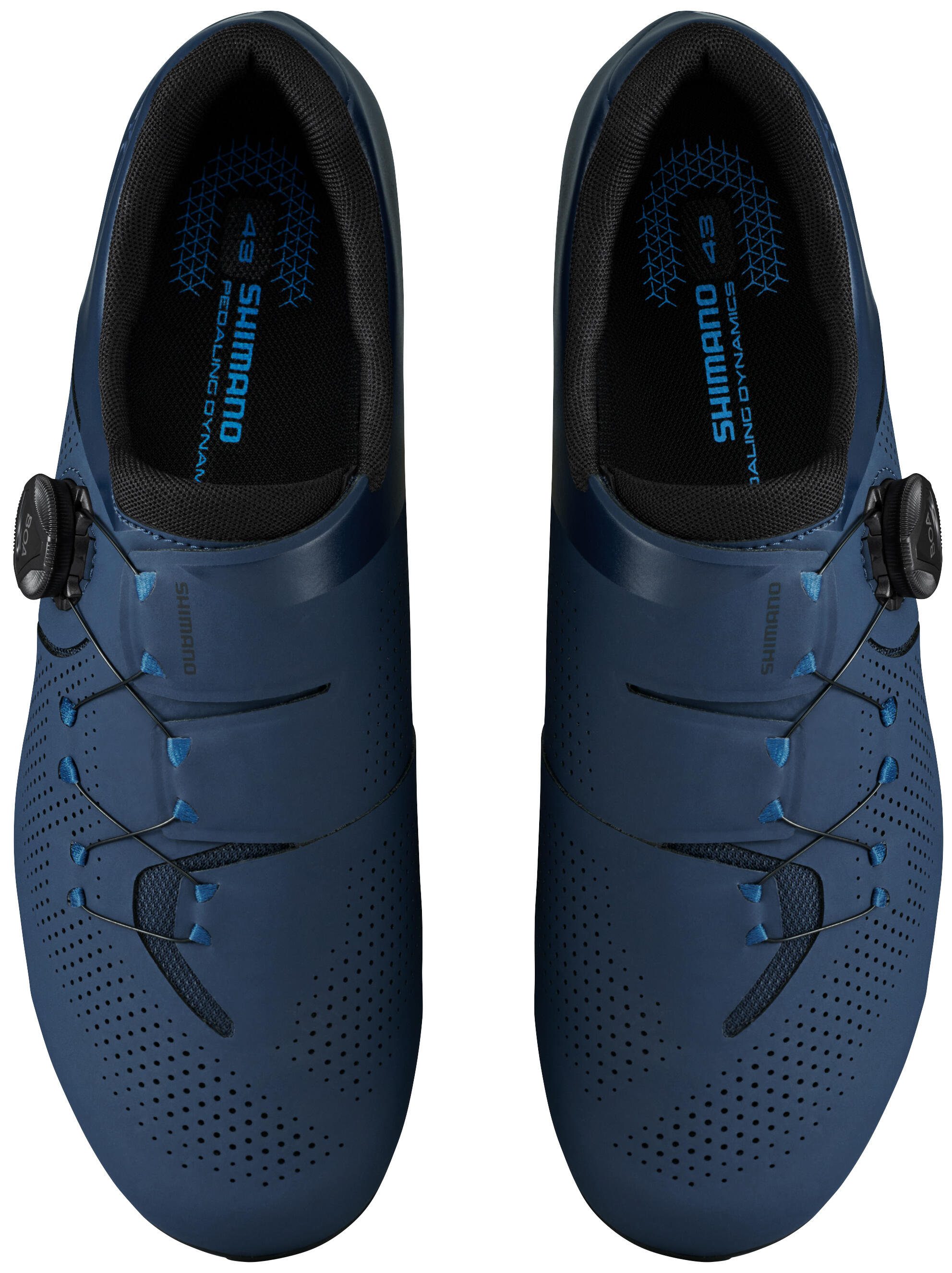 Racefiets - Fietsschoenen RC302 WIDE, marineblauw 3/6