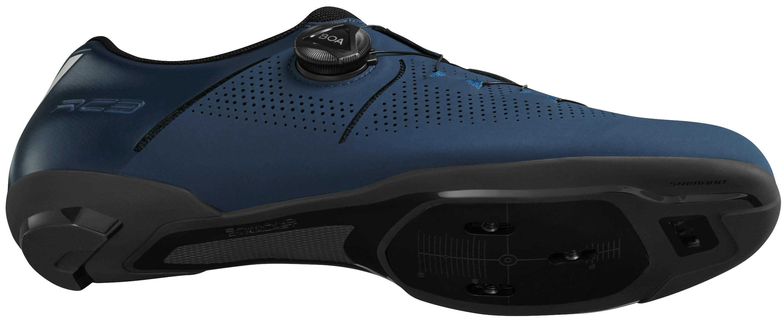 Racefiets - Fietsschoenen RC302 WIDE, marineblauw 5/6