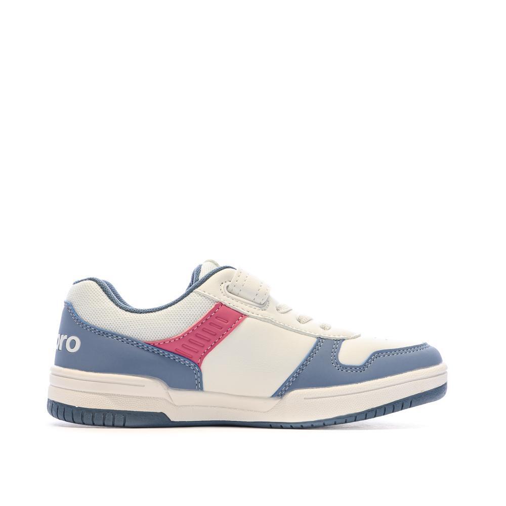 Baskets Blanches/Bleu/Rose Fille Umbro Ovida 2/7
