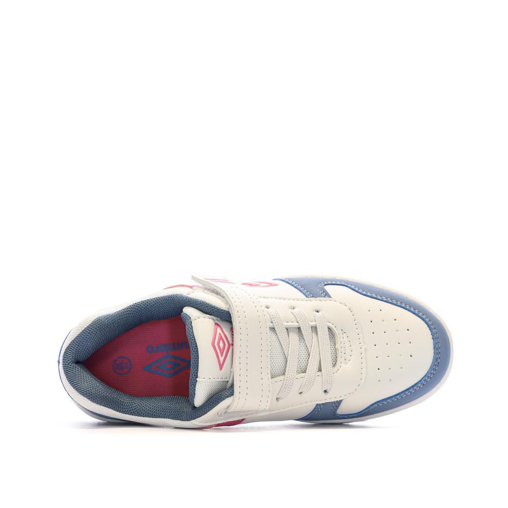 Baskets Blanches/Bleu/Rose Fille Umbro Ovida 4/7