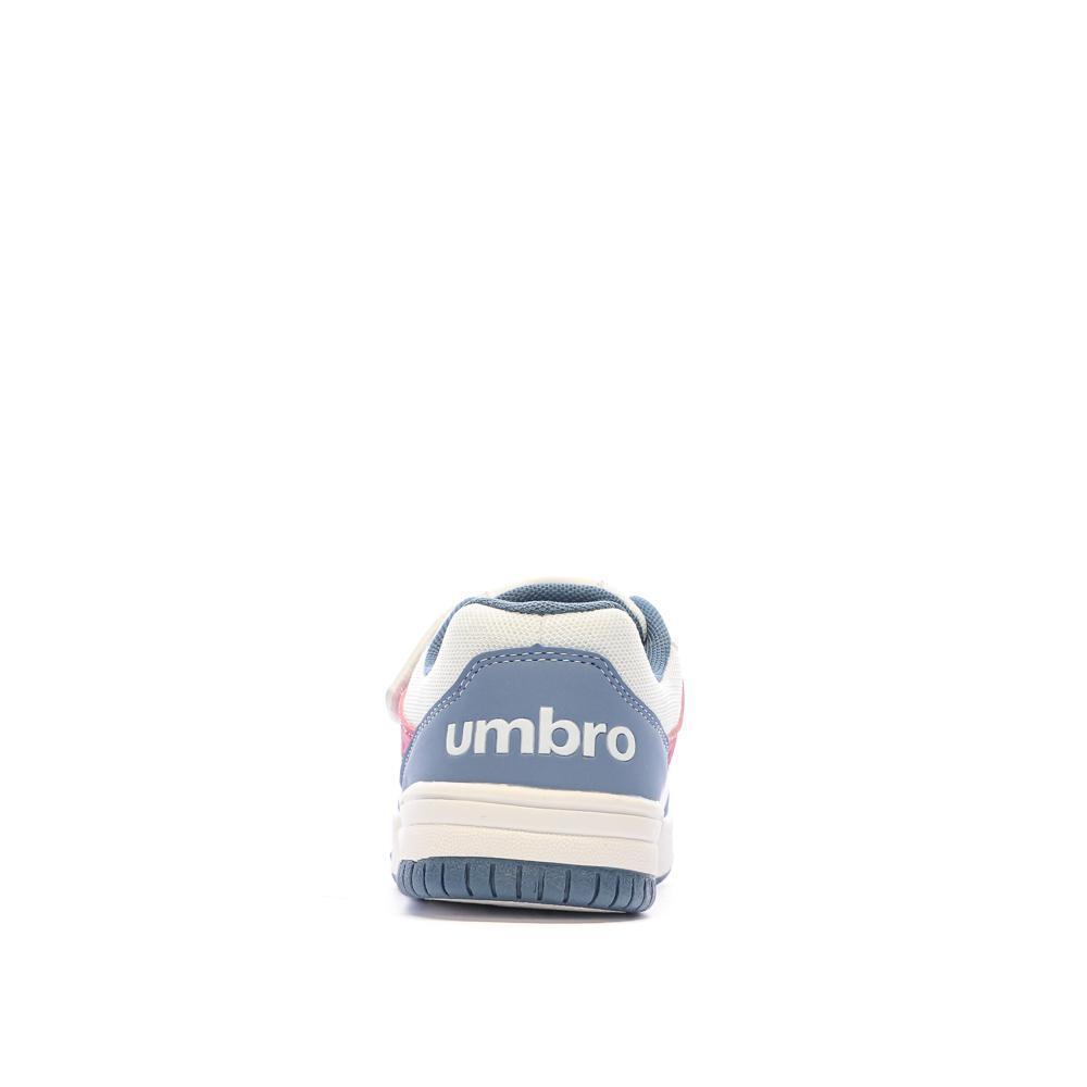 Baskets Blanches/Bleu/Rose Fille Umbro Ovida 3/7