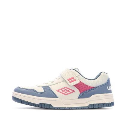 Baskets Blanches/Bleu/Rose Fille Umbro Ovida