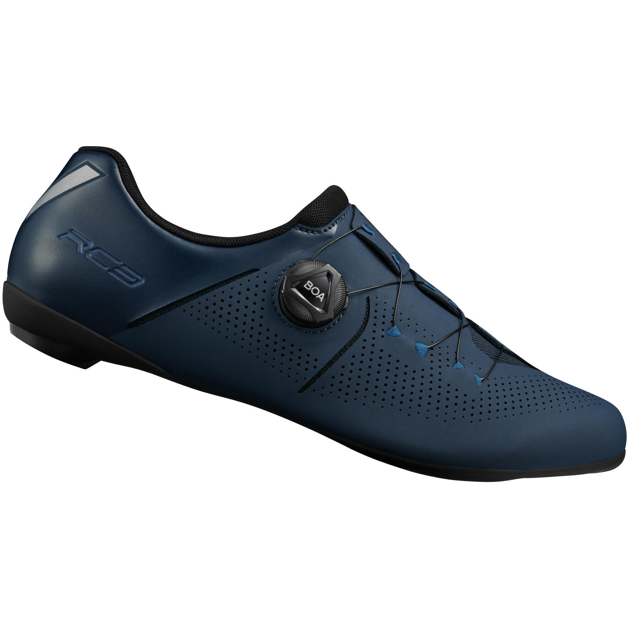 Shimano - Vélo De Course - Chaussures De Vélo Rc302, Navy - Chaussures De Vélo - Bleu - 49 - Decathlon