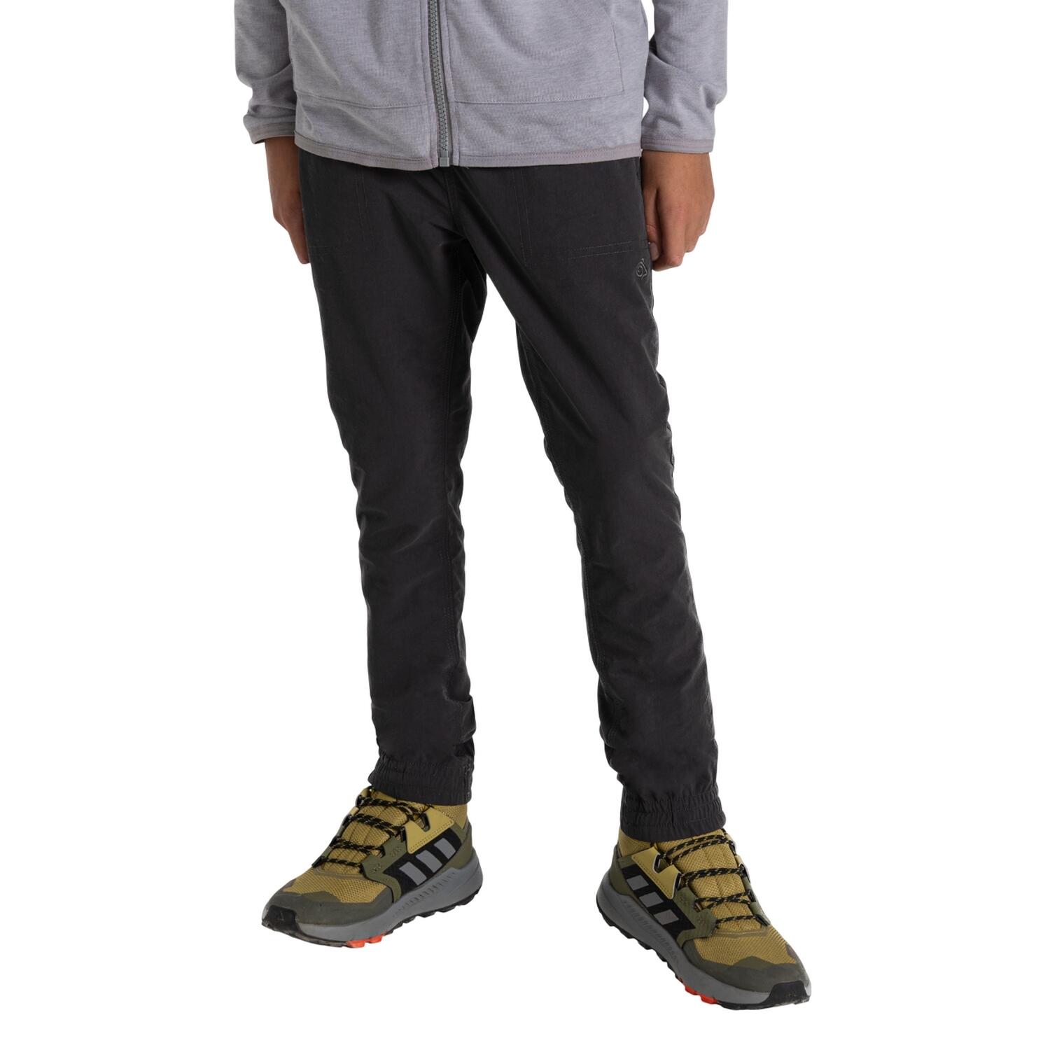 Craghoppers - Pantalon Pinzon Enfant (poivre Noir) - Pantalons - Marron|noir|vert - 10 À 12 Ans - Decathlon