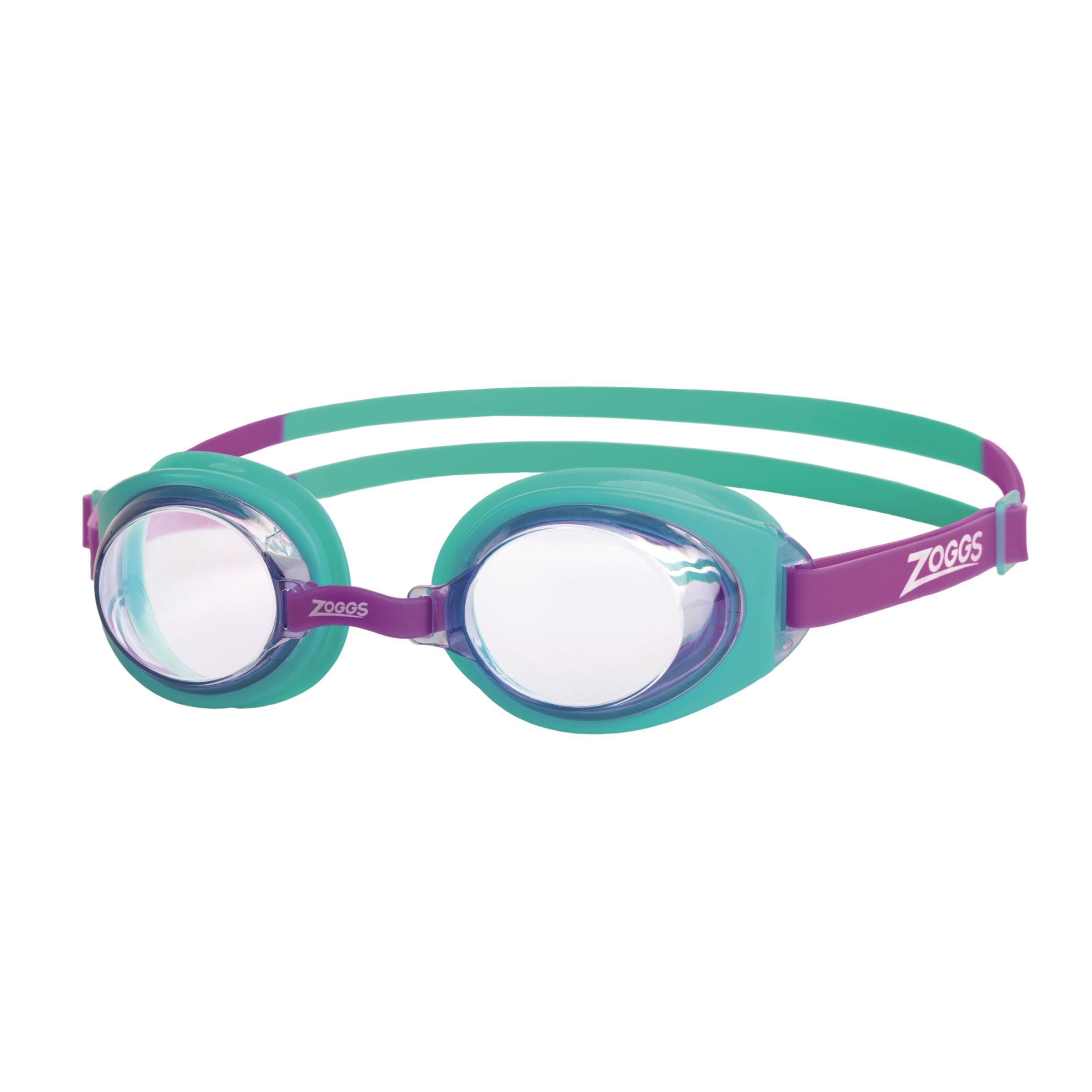 "Ripper" Schwimmbrille für Kinder Türkis/Violett/Transparent 2/2