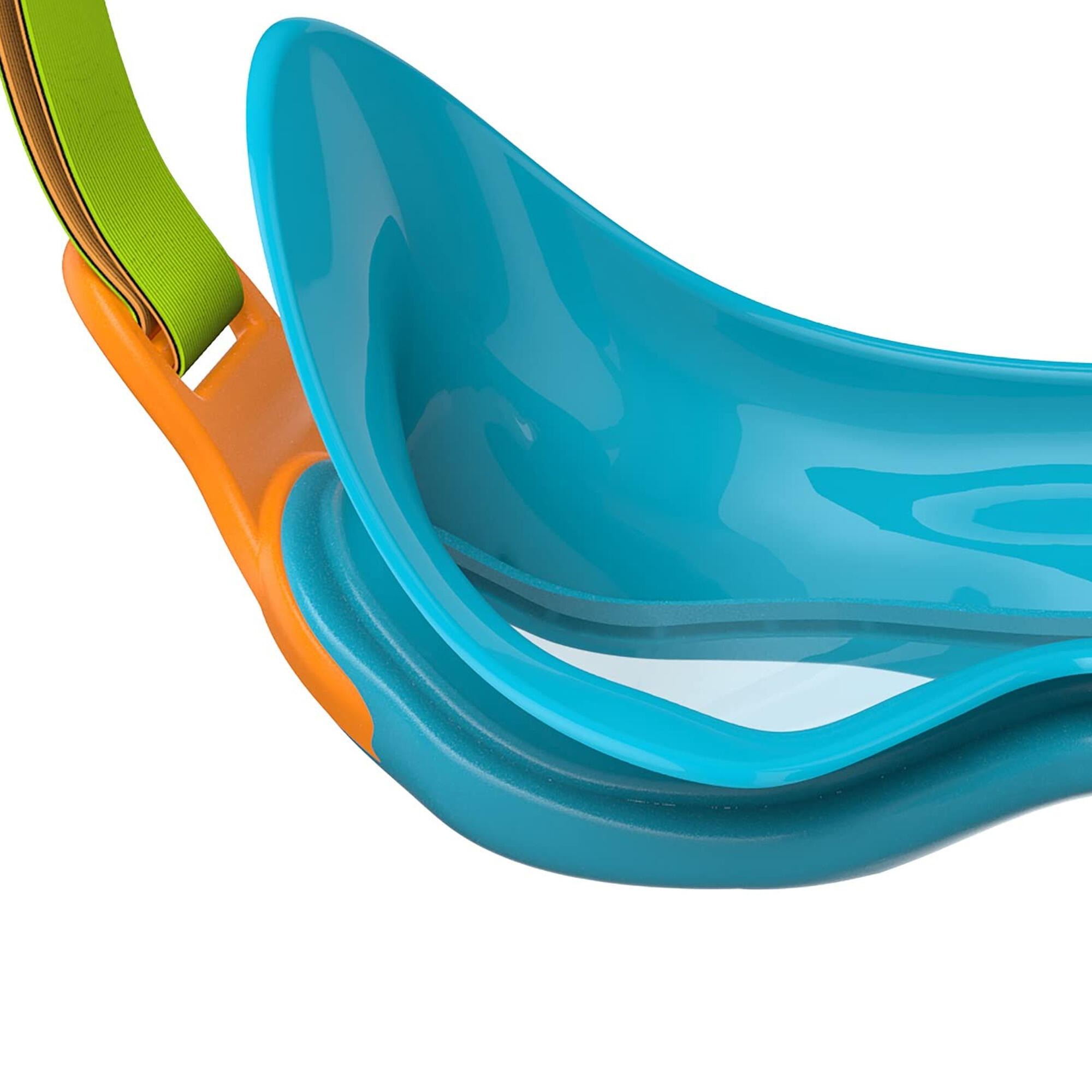 "Sea Squad" Schwimmbrille für Kinder Blau/Grün 4/4