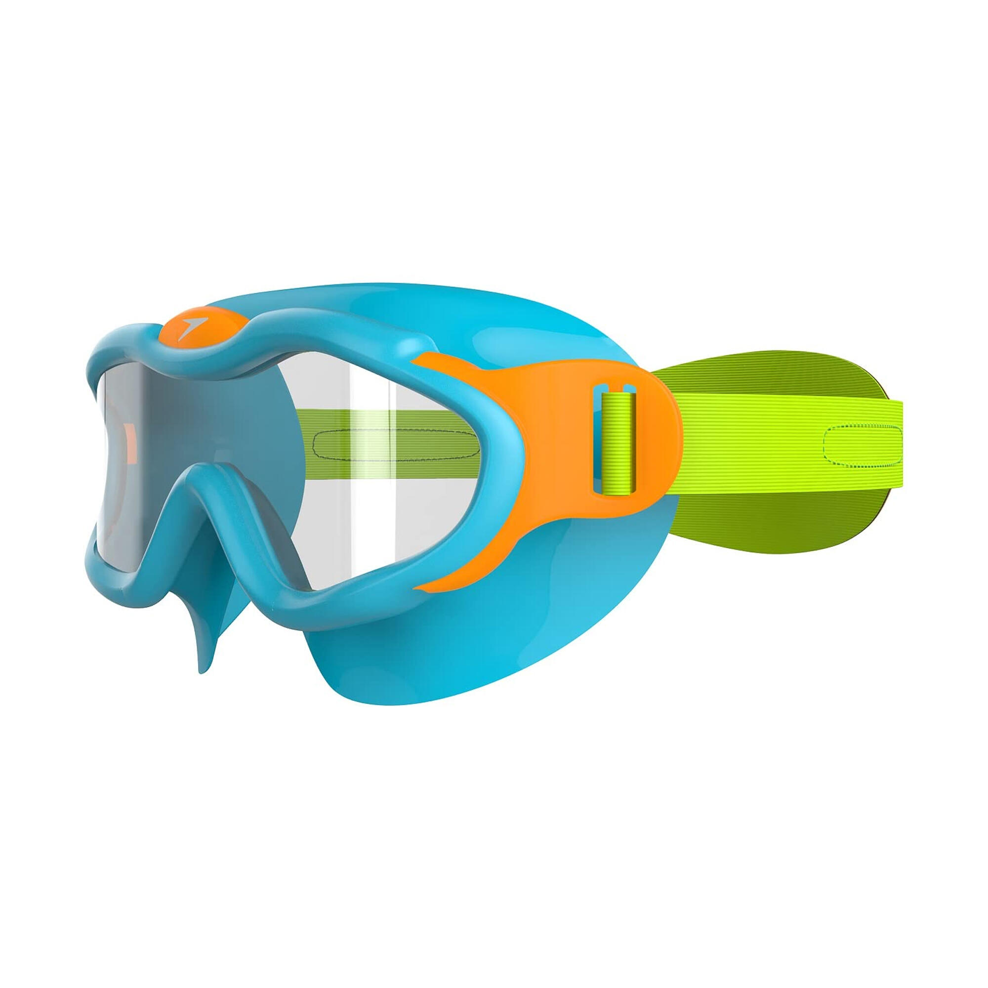 "Sea Squad" Schwimmbrille für Kinder Blau/Grün 3/4