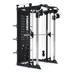 G12™ V2 All-In-One Trainer - Double Poulie (2 x 100 kg), Machine Smith, Rack et