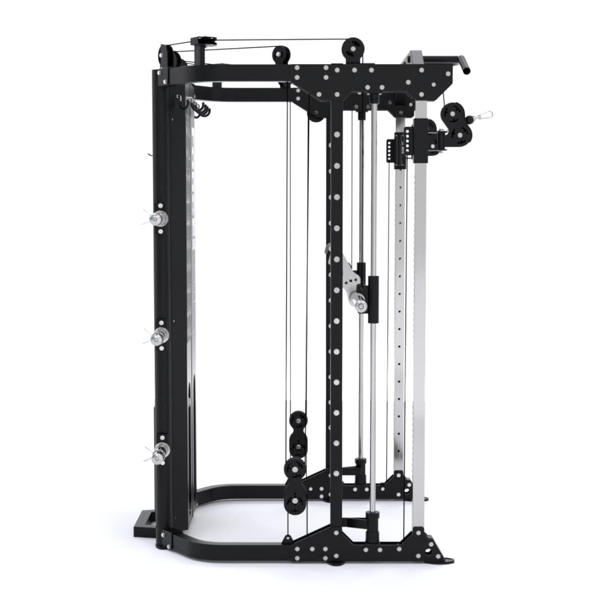 G12™ V2 All-In-One Trainer - Doble Polea (2 x 100 kg), Máquina Smith, Rack y 4/5