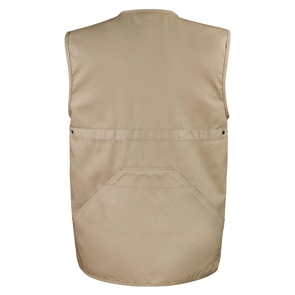 Safari Veste Sans Manches Homme (Beige) 3/4
