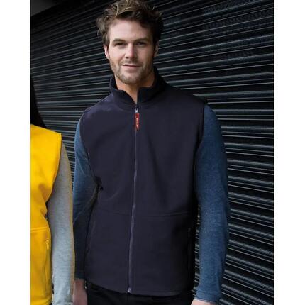 Core Gilet Polaire Antiboulochage Homme (Jaune)