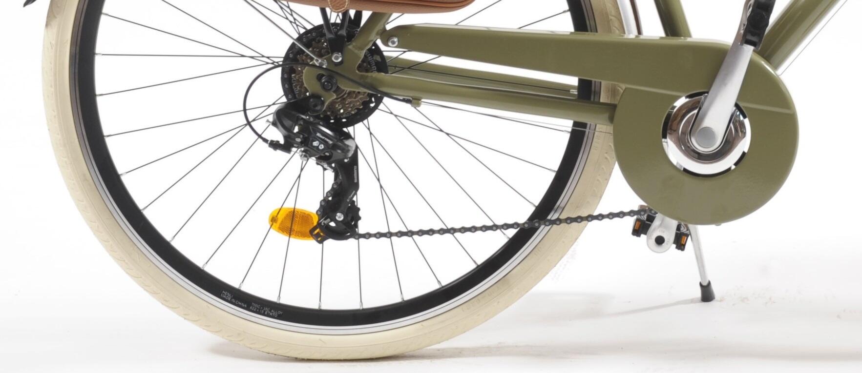 Stadsfiets 28 inch 605 Aluminium Man Groen 5/5