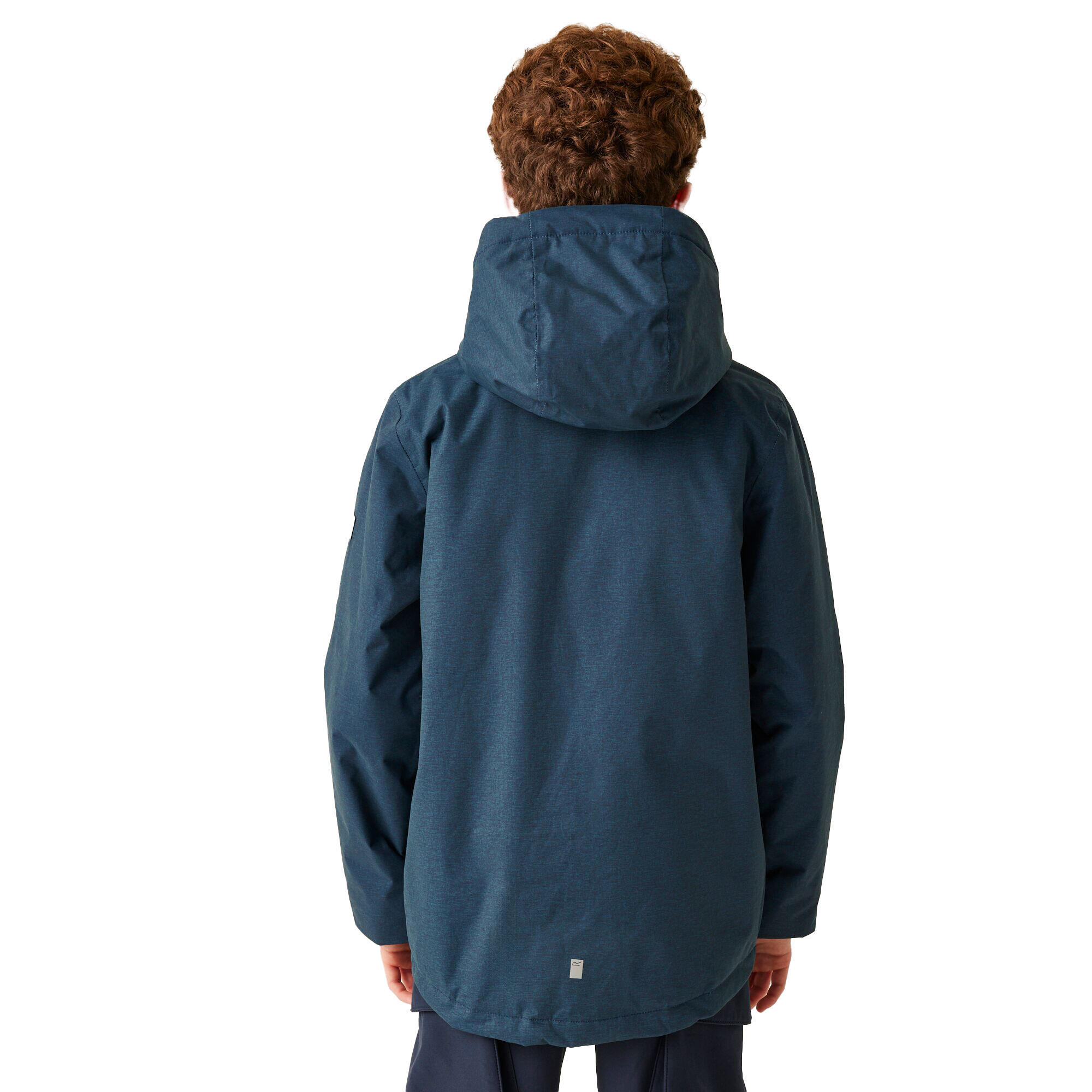 Childrens/Kids Ezdale Waterproof Jacket (Moonlight Denim) 3/5