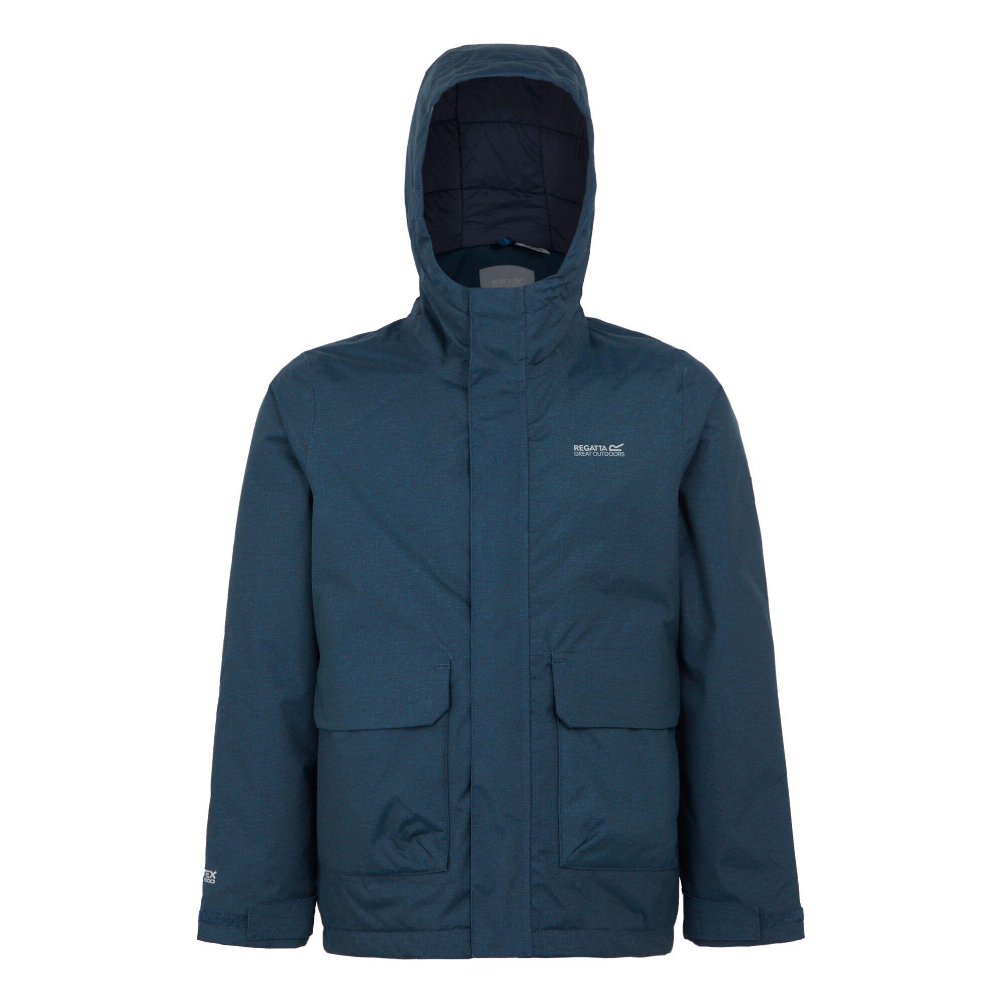 Childrens/Kids Ezdale Waterproof Jacket (Moonlight Denim) 1/5