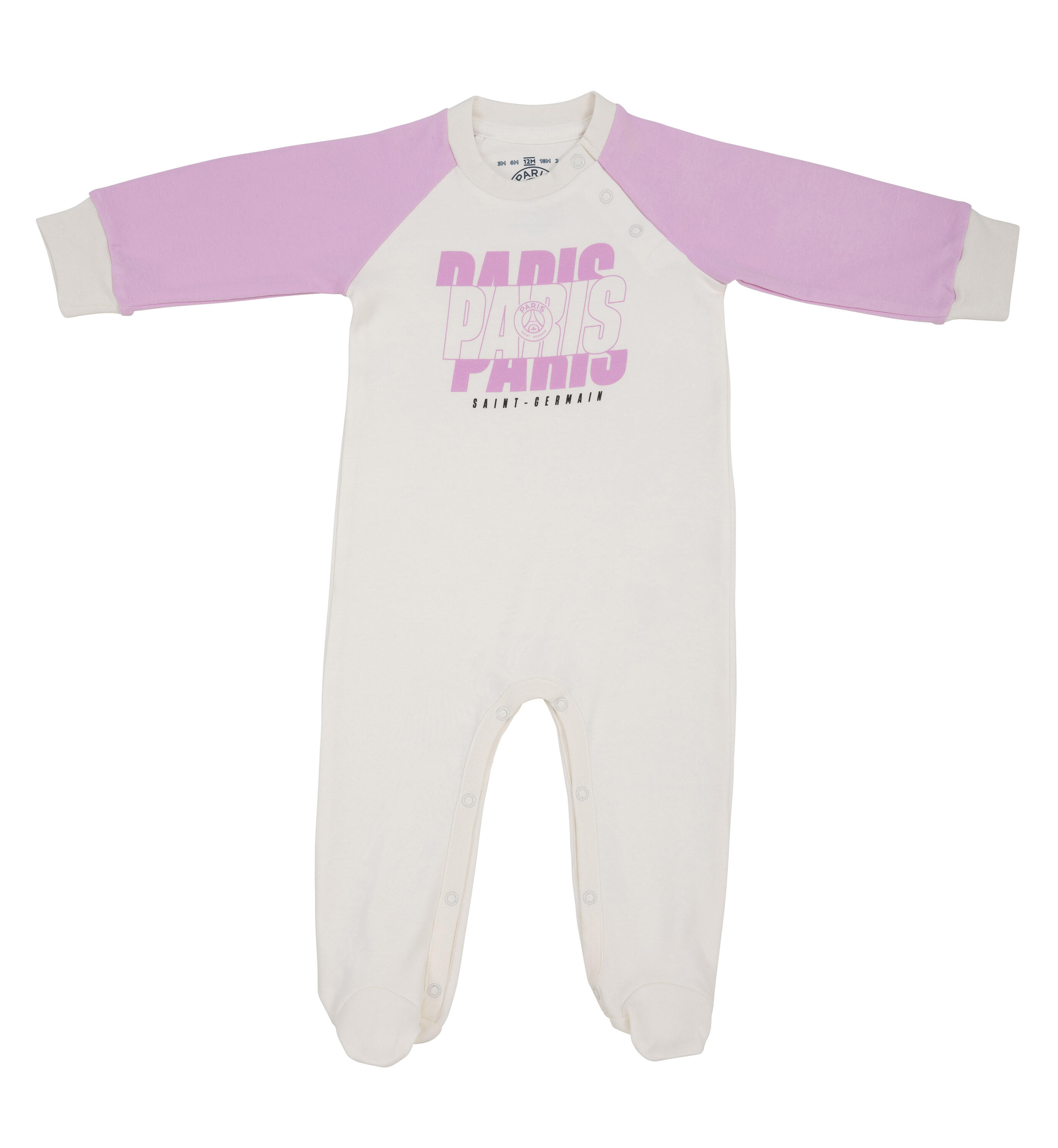 Grenouillère bébé fille PSG - Collection officielle PARIS SAINT GERMAIN 1/2