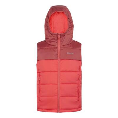 Kinder/kinder lofthouse ii gilet (mineraal rood/rode hemel)
