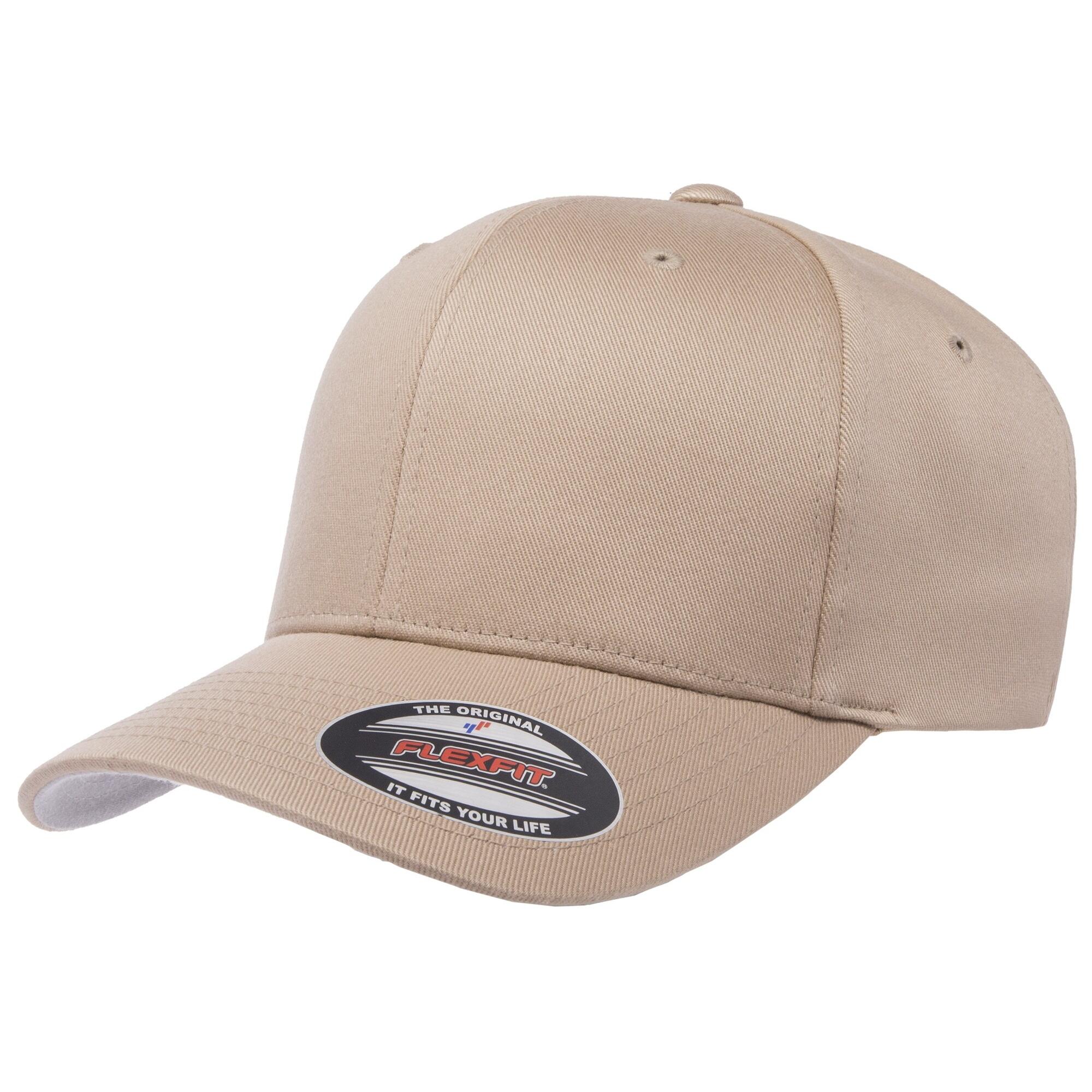 FLEXFIT Unisex Wooly Combed Cap (Khaki)