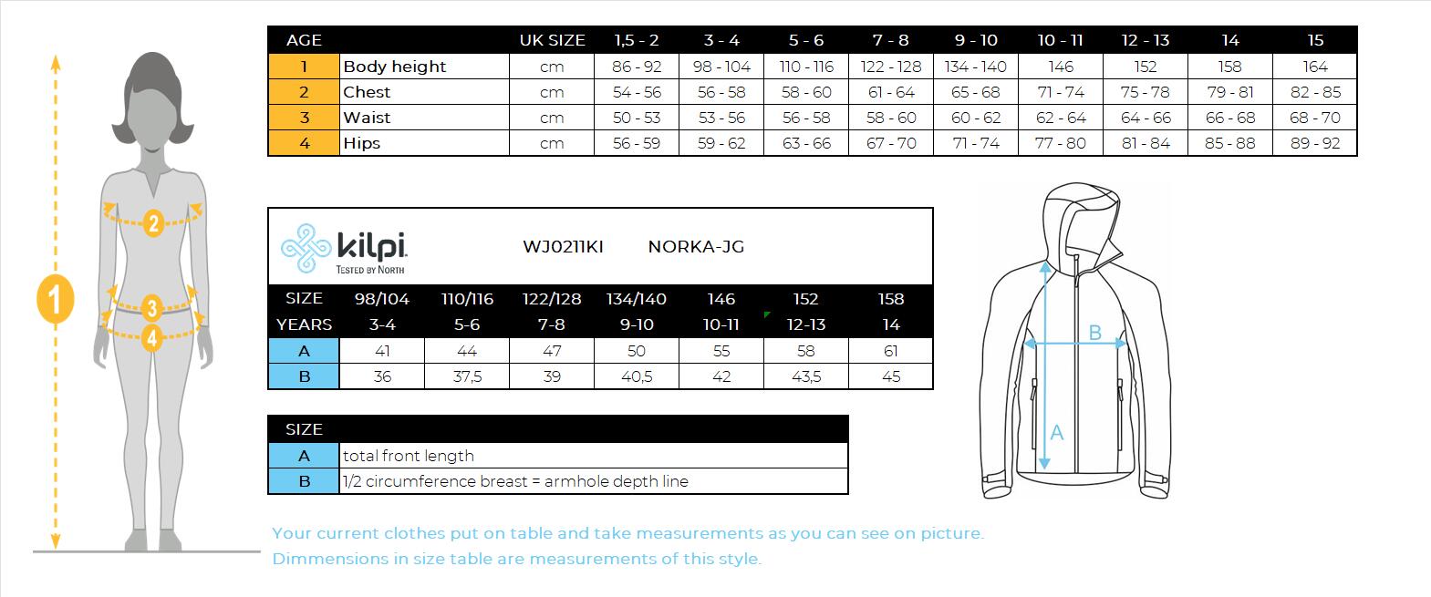 Girl hoodie Kilpi Norka 7/7