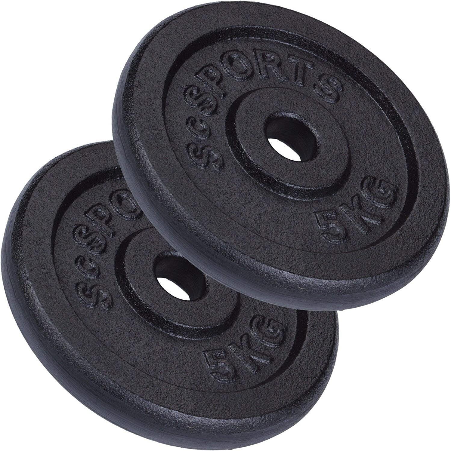 Disque musculation fonte - Set 2x5kg 2/6
