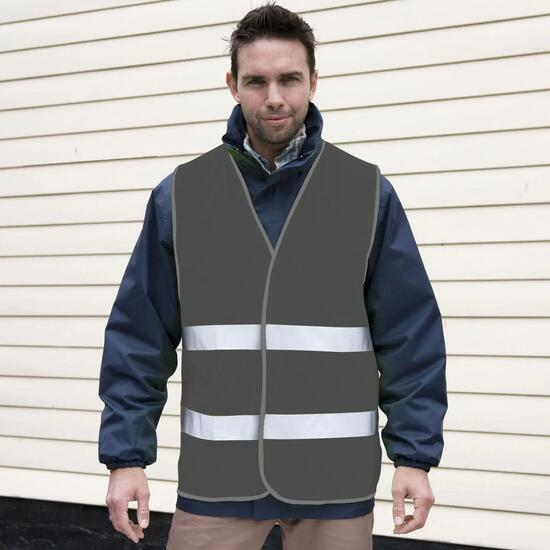 SAFEGUARD By Gilet Haute Visibilité ENHANCE Adulte (Noir)