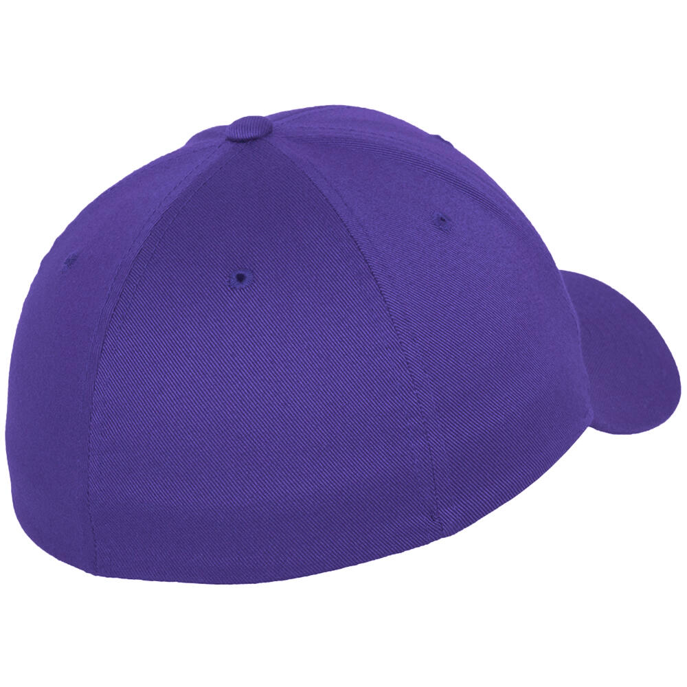 Unisex Wooly Combed Cap (Purple) 3/3