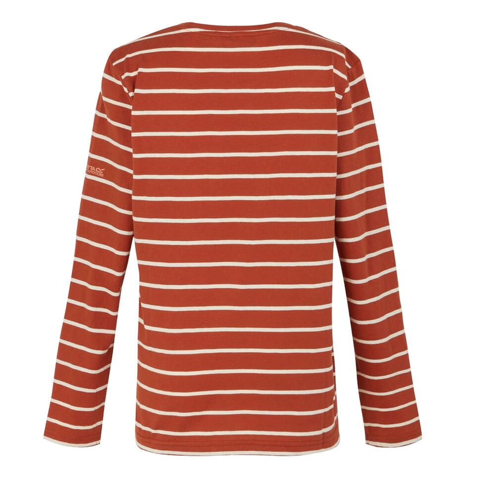 T-shirt Damski Paski Z Długim Rękawem Federica II