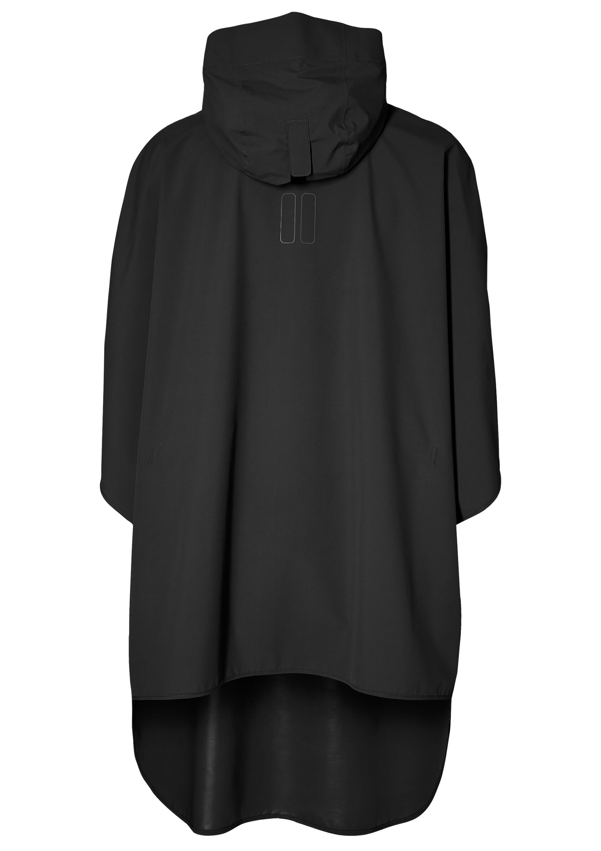 Poncho da pioggia per bicicletta Hoga, nero 2/5
