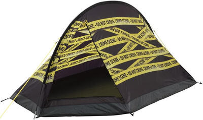 Gemakkelijke camp image crime scene tent voor avontuurlijke kampeerders