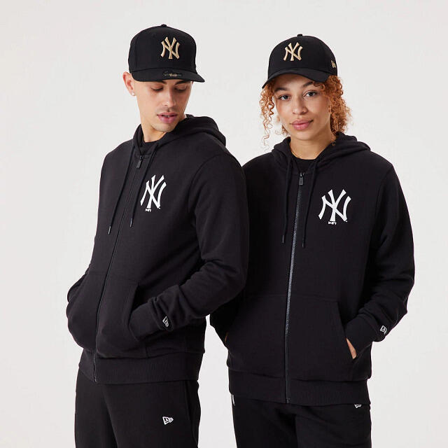 Sudaderas jerseys polares para Hombre New era  mlb essentls neyyan  Negro 3/7