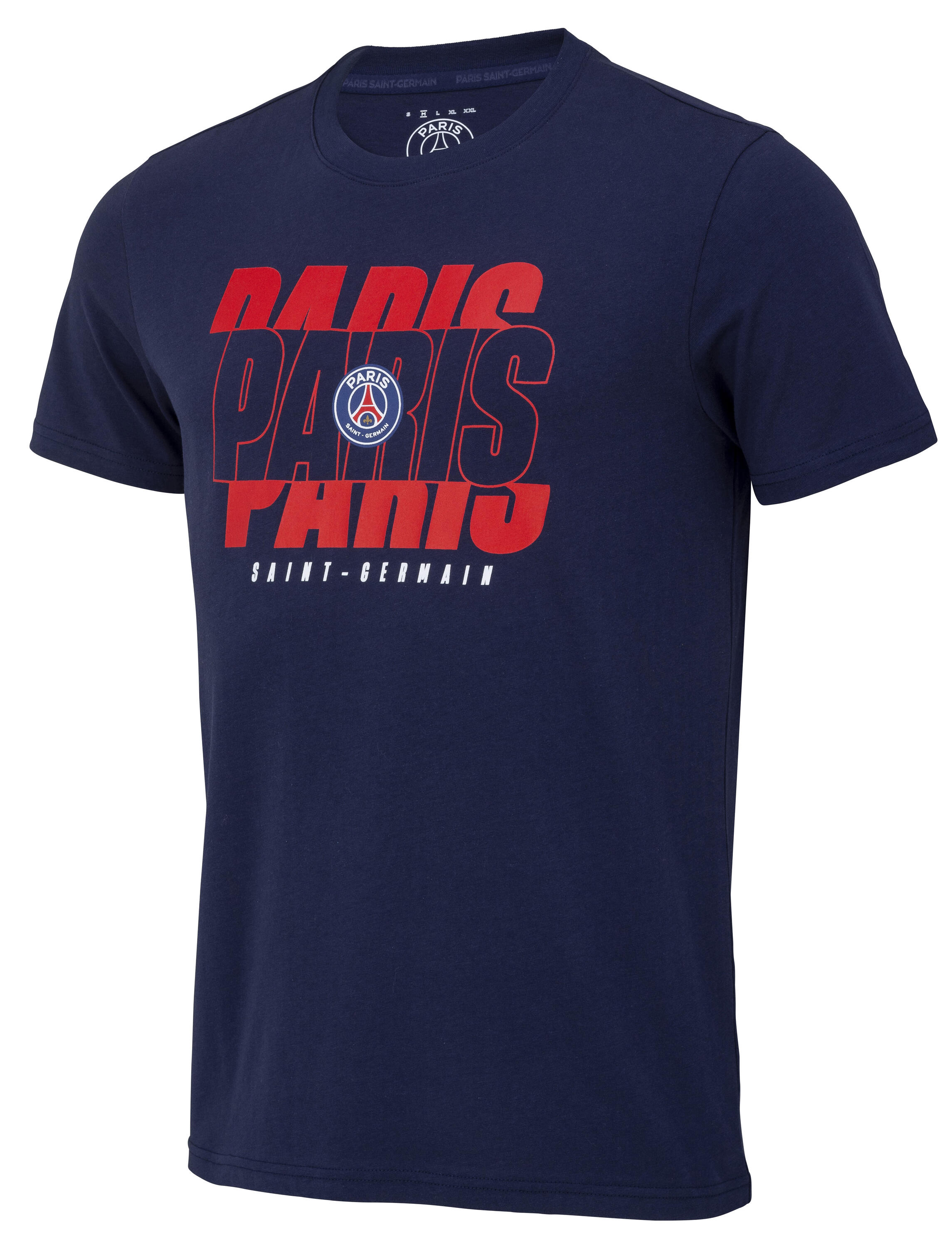 T-shirt PSG Mbappé Collection Officielle - Homme 100% Coton, Produit Licencié, Idéal Supporter