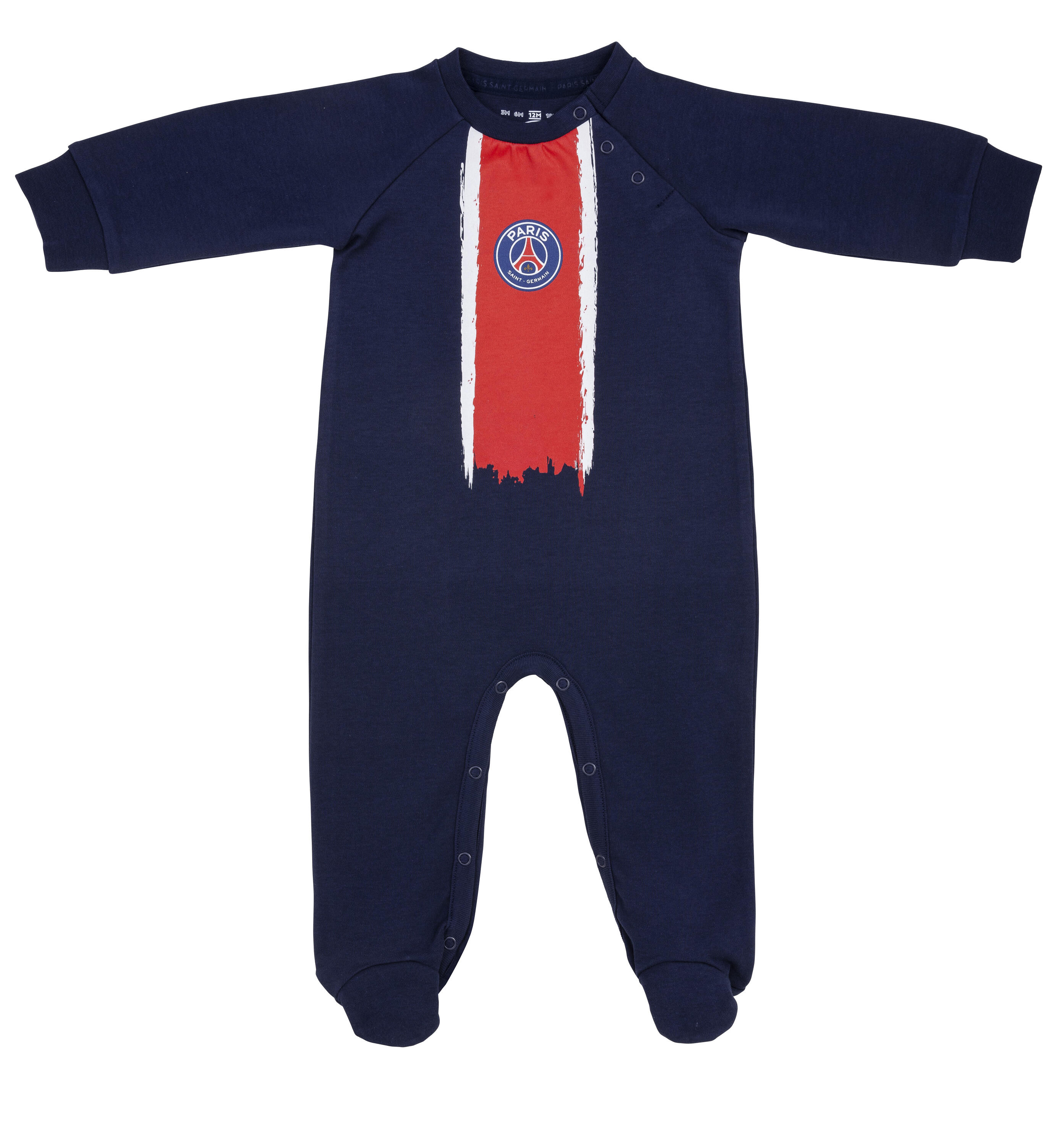 Grenouillère bébé garçon PSG - Collection officielle PARIS SAINT GERMAIN 1/2