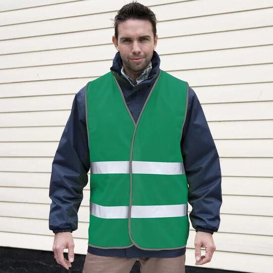 SAFEGUARD By Gilet Haute Visibilité ENHANCE Adulte (Vert Foncé)