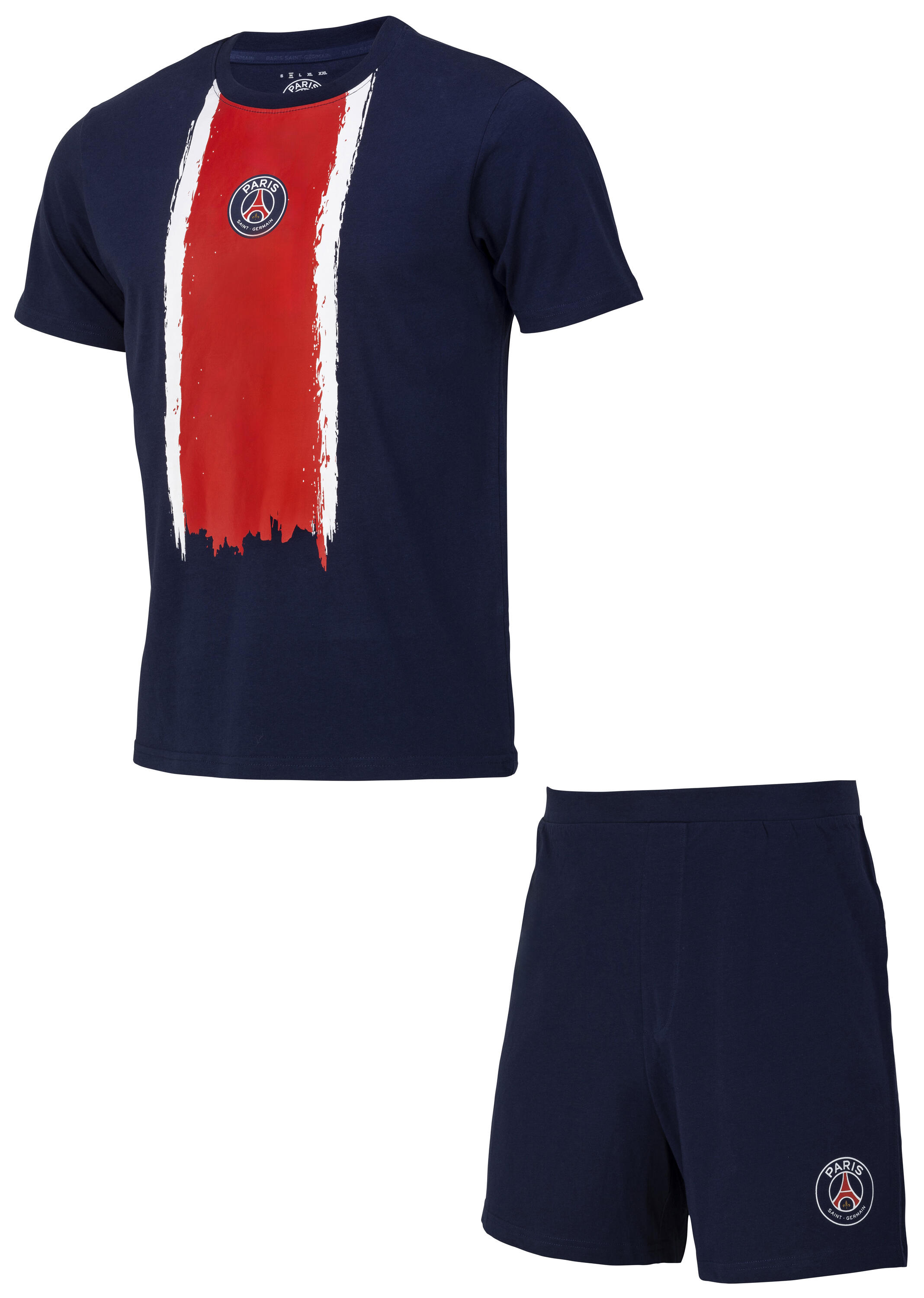 Pyjashort pyjama PSG - Collection officielle PARIS SAINT GERMAIN 1/2
