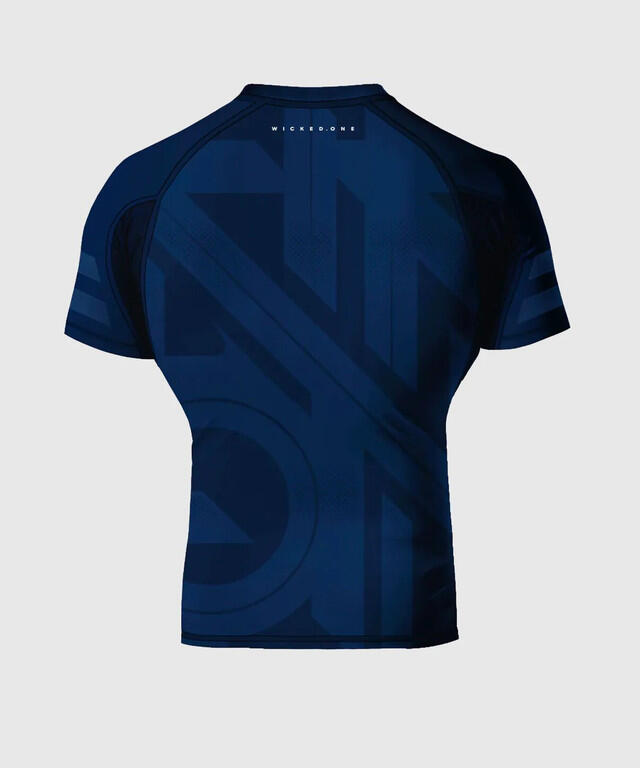 Rashguard artes marciais mistas compressão, respirável Outsiderz Navy 2/2