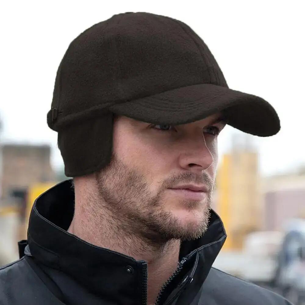 Active Winter Fleece Baseball Cap (Black)