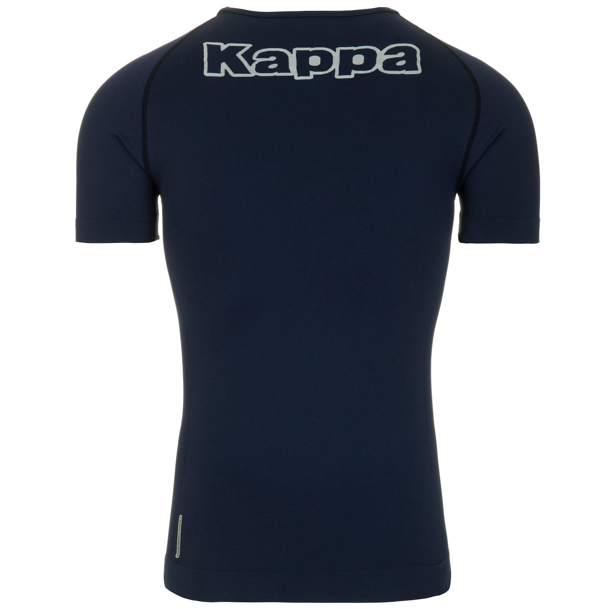 T-shirt da uomo in poliammide blu da calcio 2/4