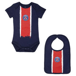 Body bavoir bébé garçon PSG - Collection officielle PARIS SAINT GERMAIN