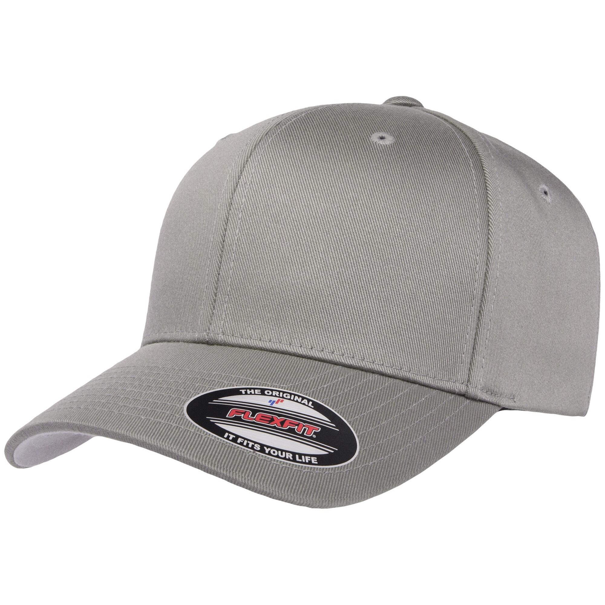 FLEXFIT Unisex Wooly Combed Cap (Grey)
