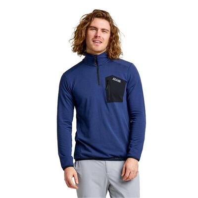Slam act lgt grid fleece sweatshirt volwassenen