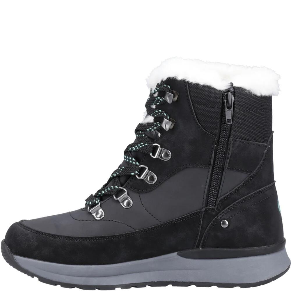 Womens/Ladies Sheephouse Hiking Boots (Black) 3/5