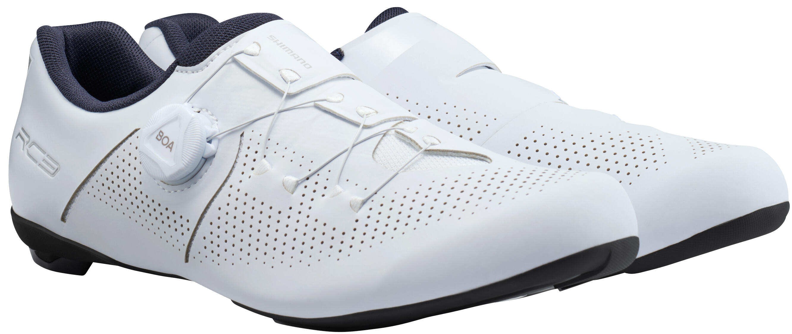 SHIMANO Bicicletta da strada - Scarpe da bicicletta RC302, bianco 5/6